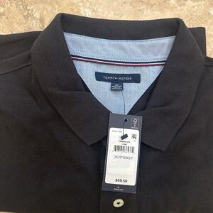 Tommy Hilfiger Black Polo Shirt for Men
